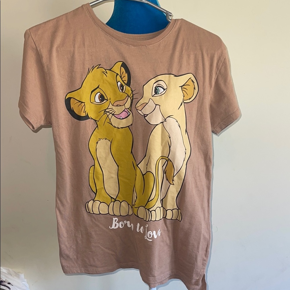 Disney Lion King Simba and Nala Tee - Brown